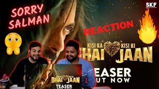 Kisi Ka Bhai Kisi Ki Jaan Teaser Reaction | Salman Khan, Venkatesh D, Pooja H | #bollywood #salman