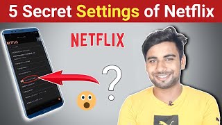 5 Secret settings of NETFLIX | hidden tricks of Netflix app In hindi | vishal techzone