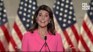 WATCH: Nikki Haley’s full speech at the Republican National Convention | 2020 RNC Night 1