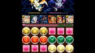 パズドラ「ツインリット降臨！天極と地獄」麒麟PTで魔法石3つ攻略