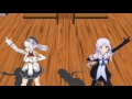 【澪礿】艦これ mmd 鹿島、海風 イノコリ先生