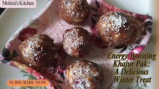 Unbelievably Delicious Khajur Pak Recipe