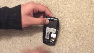 Samsung SGH-P910 Insert SIM Card - External Display