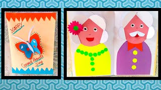 DIY Grandparents Day Greeting Card Making Ideas/Easy and beautiful card for grandparents/handmade
