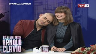 Tonight with Arnold Clavio: Paolo Contis and LJ Reyes share their pledge of love