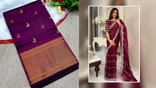 New chandrakor saree #jimmy choo saree | Paithani sarees #new party wear saree #meesho fashion