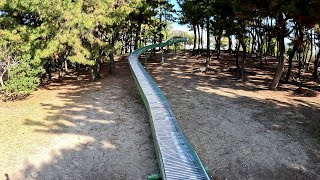 甲子園浜海浜公園のローラーすべり台【兵庫県西宮市】【すべおじ】