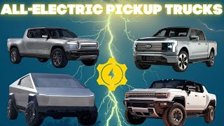 The Electric Truck Wars Are Here - Tesla Cybertruck VS GMC Hummer EV VS F150 Lightning VS Rivian R1T