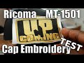 Ricoma MT-1501  Custom Hat Embroidery Design