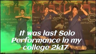 JIYA JALE DANCE COVER || It was 2017 || last Solo Performance #dancevideo #dancecover  #memories
