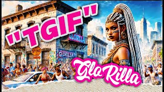 GloRilla "TGIF" (Lyric Visualizer)