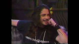 Chris Cornell and Kim Thayil (Soundgarden) on The Headbangers Ball (1991)