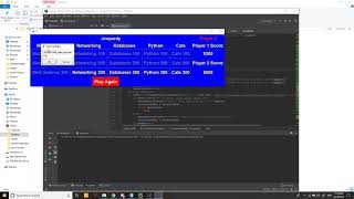 Python Jeopardy for School