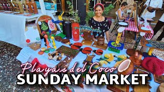 TOUR Of COCO BEACH, Costa Rica + Sunday Market 🥥 Walk \u0026 Tour #travel #tourism