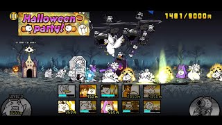 The Battle Cats #01 Ghost Panic 🎃 All Stages