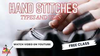 HAND STITCHES | TAILORING INSTRUCTOR