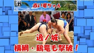 【大相撲秋場所】　逸ノ城、２大関に続き横綱・鶴竜も撃破！１４日目は横綱・白鵬と１敗同士対決