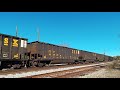 csxt coal train with csx 957 es44ah box car north bound