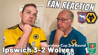 CLUELESS 🤯 Ipswich 3-2 Wolves Instant Fan Reaction | Carabao Cup 3rd Round