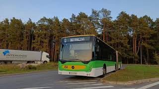 MZK Zielona Góra | Mercedes-Benz Conecto G #454 | OM470LA sound + kickdown (cz. 1/2)