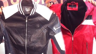 সস্তায় অরিজিনাল লেদার জ্যাকেট Mens leather jacket collection 2023