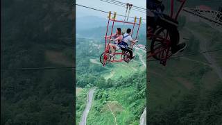 Kitna khatarnak bicycle ride 😰 #viralvideo #shorts