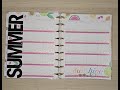 July 2024 Creative journal Set-up