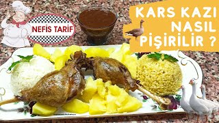 Kars Kazı Nasıl Pişirilir ? Fırında Nefis Kaz Tarifi