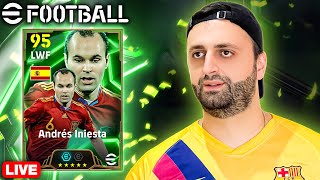 eFootball 2025 PS5🔴 ვასრულებთ ლეგენდა ინიესტას ობჯექტივს 🤩🔥+ PACK OPENING #4