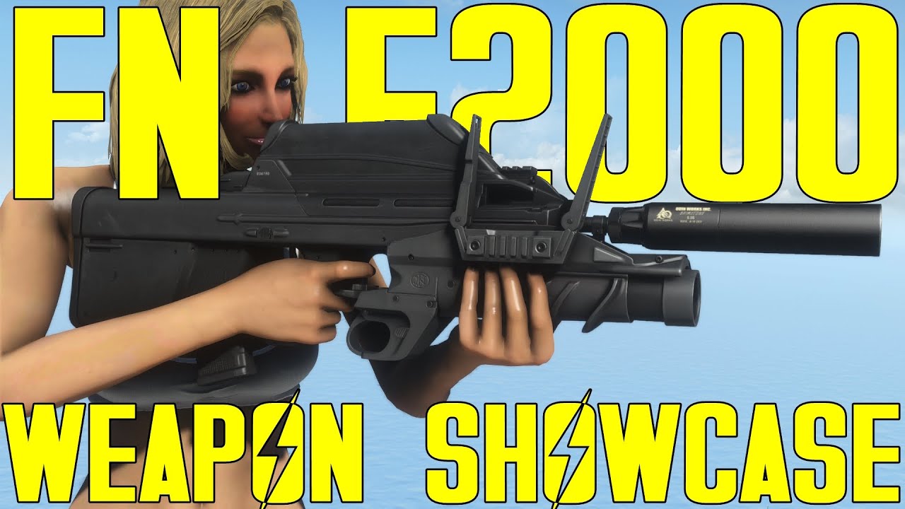 Fallout 4: FN F2000 - Weapon Mod Showcase - YouTube