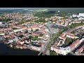 drone footage eskilstuna town sweden