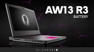 Alienware 13 R3: Battery Disassembly