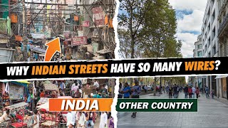 Why India Has Bad \u0026 Unplanned Wiring ? भारत में इतने वायर क्यों लटकते है ? Indian Cities | India