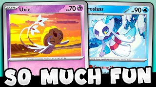 Uxie & Azelf are AMAZING with Froslass in a Deck!