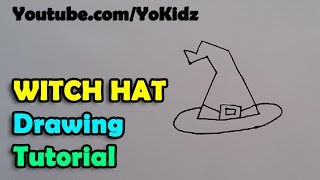 HOW TO DRAW WITCH HAT