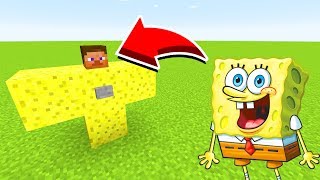 How To Make Spawn SPONGEBOB in Minecaft Pocket Edition/MCPE
