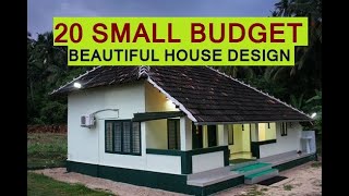 20 small budget beautiful house design 🏠 in Kerala