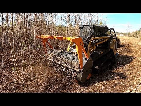SWAMPED OUT! Mulching Into A Hidden Swamp Takes This Mulching Job Off The Rails!