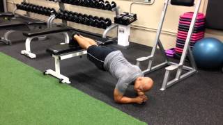 feet elevated plank