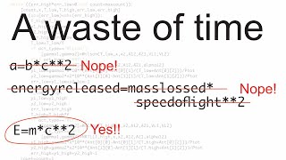 Avoid bad variable names in programming