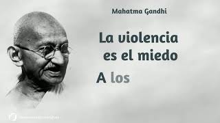 Mahatma Gandhi  |  La violencia (Audio) ☮️
