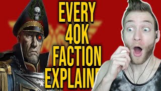 I NEED MORE OF THIS!!! Reacting to "Every single Warhammer 40k Faction Explained Pt.1" by Bricky