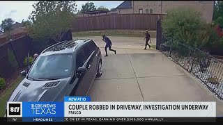 Couple robbed in Frisco driveway