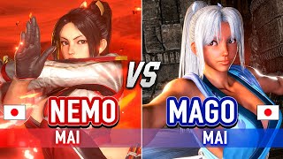 SF6 🔥 NEMO (Mai) vs MAGO (Mai) 🔥 Street Fighter 6 Mai Shiranui Day One