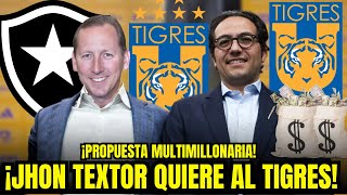 ¡MILLONES! John TEXTOR invertirá en TIGRES!   NOTICIAS DE TIGRES HOY!