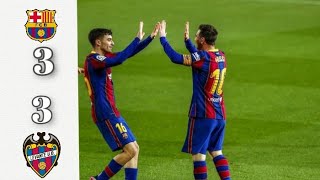 Barcelona 3 vs 3 Levante Expand Highlight 2021