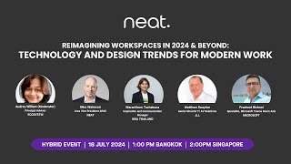 Reimagining Workspaces in 2024 and Beyond – Technology and Design Trends for Modern Work