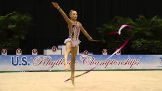 Brigita Budginas - Ribbon - All Around Final - 2013 U.S. Rhythmic Championships