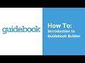 Introduction to Guidebook Builder