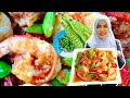 Udang goreng cili padi masuk petai ala thai sedap sangat luar biasa กุ้งผัดสะตอ